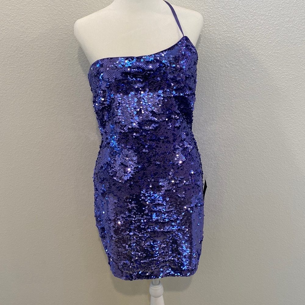 LuLus Sequin Dress - Small